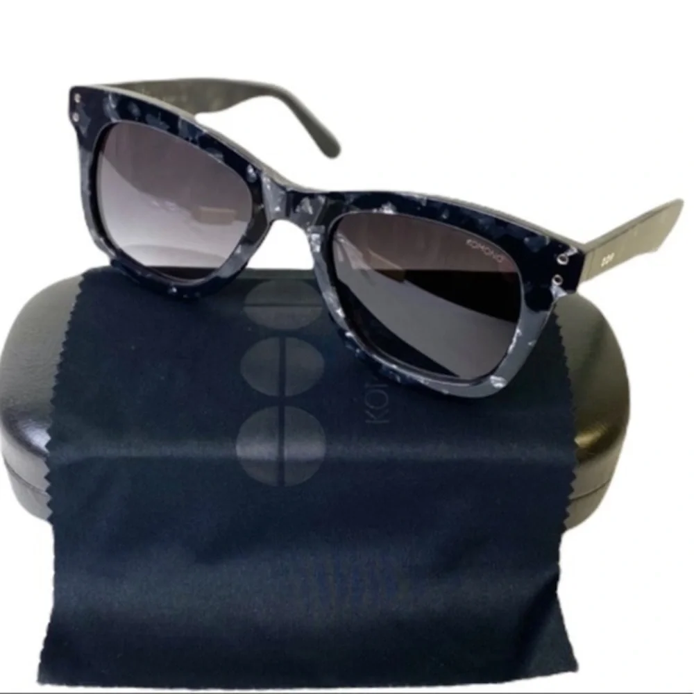 KOMONO Sunglasses Allen Black Marble (NEW)